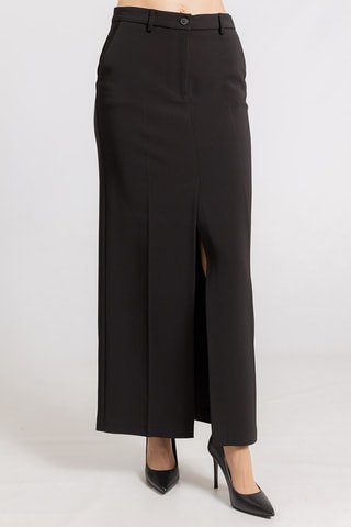 Jupe longue taille haute - Noir - Twin Set