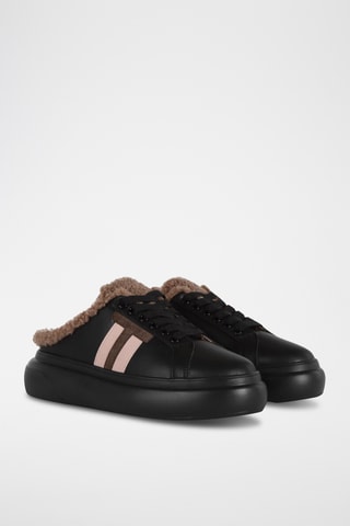 Baskets plateformes fourrées - Noir - Twin Set