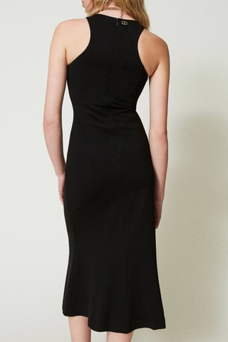 Robe midi - Noir - Twin Set