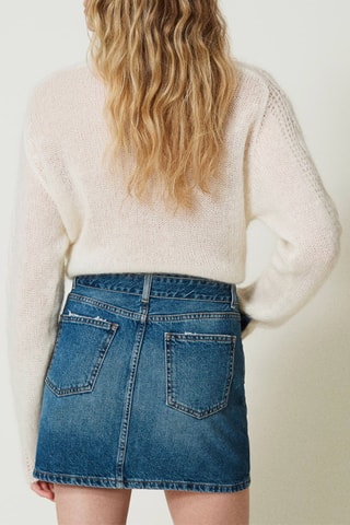 Minijupe en jean - Bleu - Twin Set