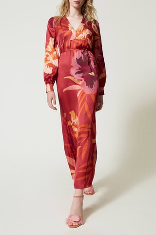 Robe longue - Rouge - Twin Set