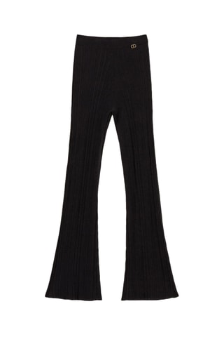 Pantalon taille haute - Noir - Twin Set