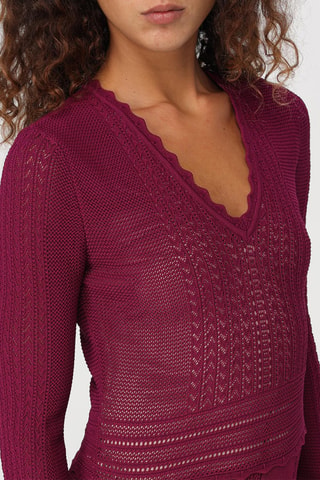 Robe pull - Bordeaux - Twin Set