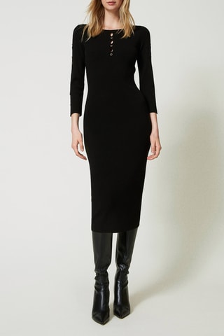 Robe pull - Noir - Twin Set