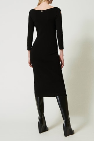 Robe pull - Noir - Twin Set