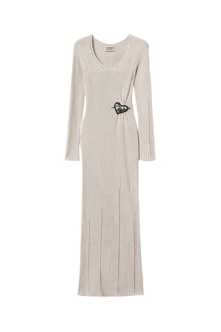 Robe pull en laine et cachemire - Beige - Twin Set
