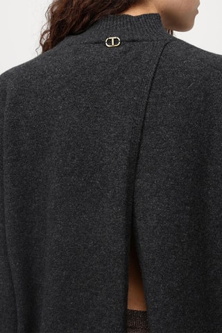 Sous-pull en laine - Gris foncé - Twin Set