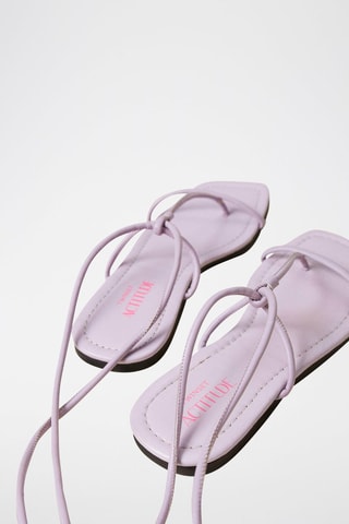 Sandales Mauve