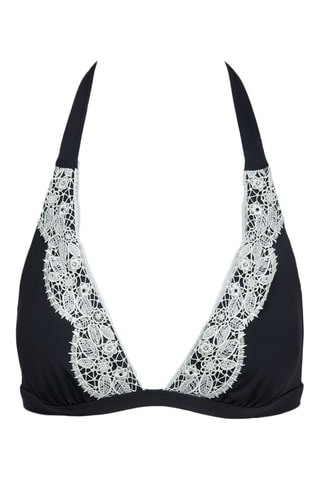 Haut de maillot - Blanc et noir
