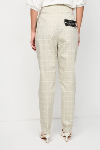 Pantalon cigarette Gris clair