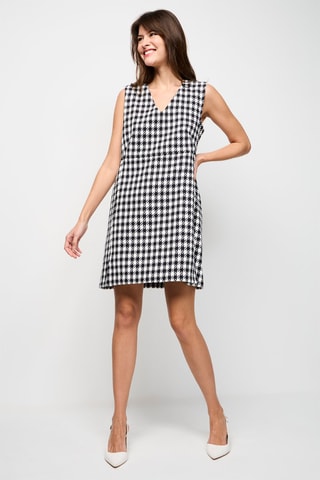 Robe droite Noir et blanc