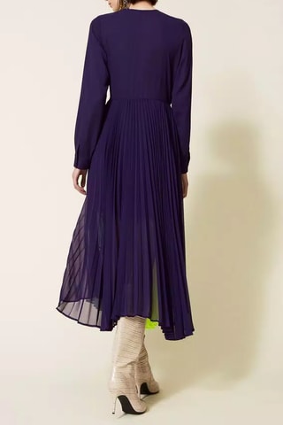Robe midi - violet