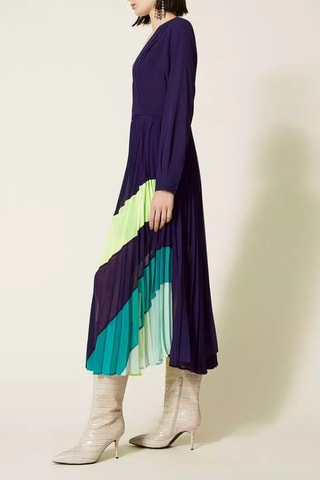 Robe midi - violet