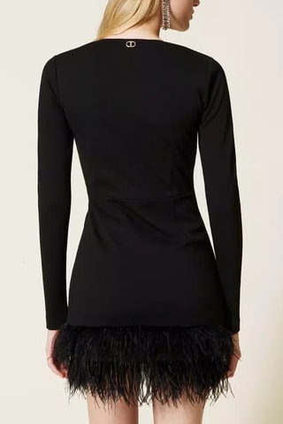 Robe fourreau - Noir