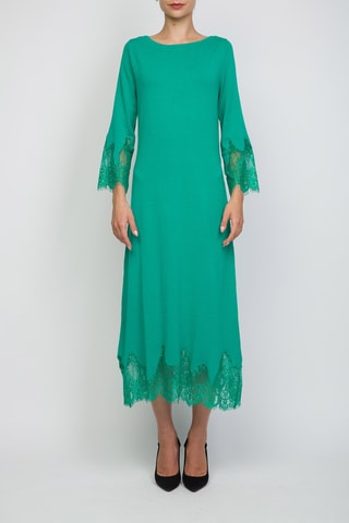 Robe midi - Vert menthe