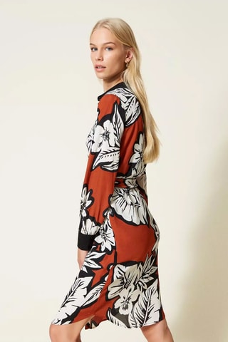 Robe chemise - Camel