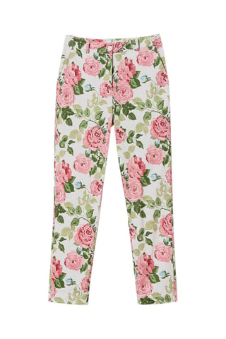 Pantalon - Blanc et rose