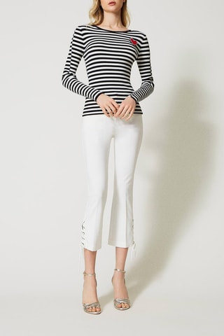 Pantalon 7/8 - Blanc