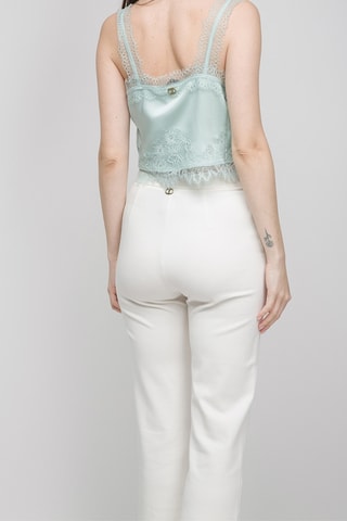 Top - Bleu-vert