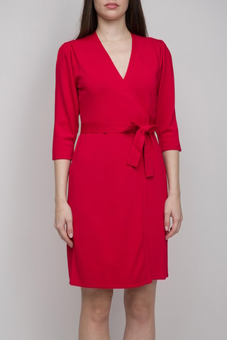 Robe portefeuille - Rouge