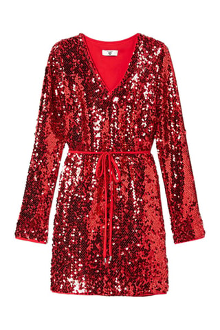 Robe droite - Rouge
