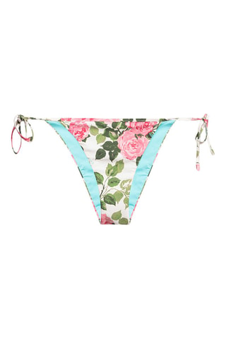 Bas de maillot - Blanc et rose