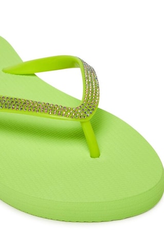 Tongs - Vert clair et argenté - Guess