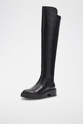 Cuissardes en cuir - Noir