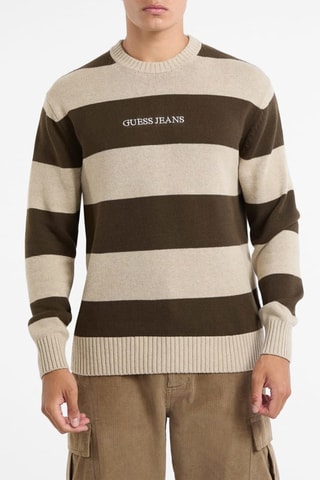 Pull - Marron et beige