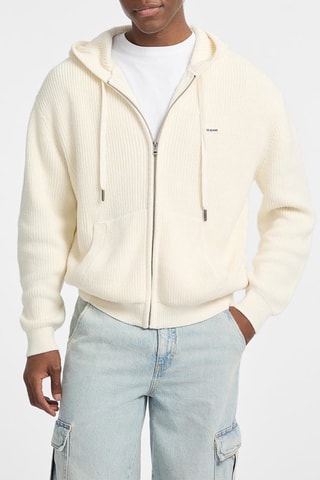 Pull à capuche - Blanc