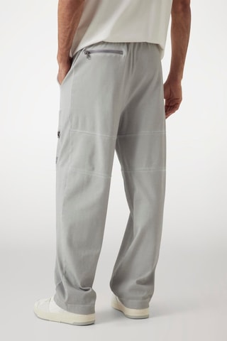 Pantalon wide legs - Gris clair