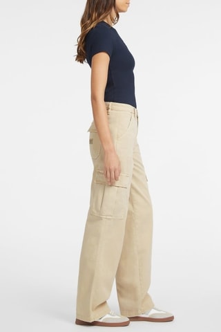 Pantalon cargo taille haute - Beige - Guess