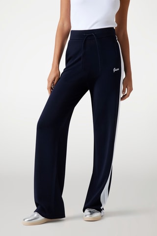 Pantalon taille haute - Bleu marine