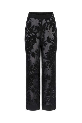 Pantalon taille haute - Noir