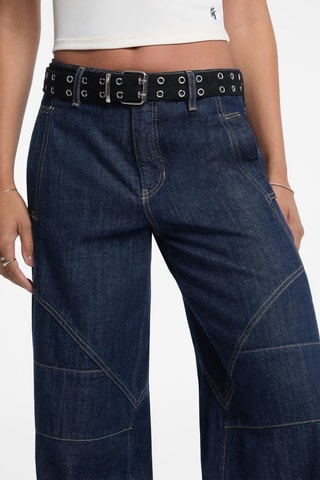 Jean wide legs - Bleu