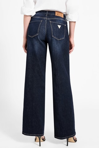 Jean palazzo taille haute - Bleu foncé