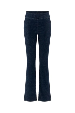 Jean bootcut taille haute - Bleu marine