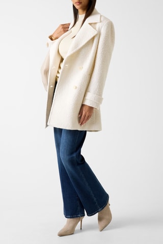 Manteau en laine - Ivoire