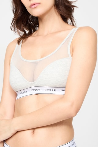 Brassière en coton biologique - Gris clair
