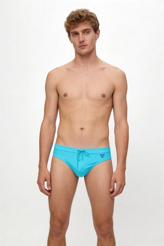Slip de bain - Bleu turquoise