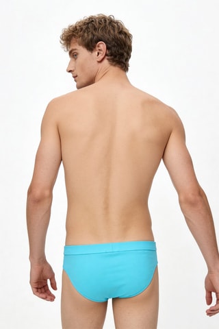 Slip de bain - Bleu turquoise
