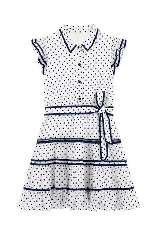 Robe - Bleu nuit et blanc