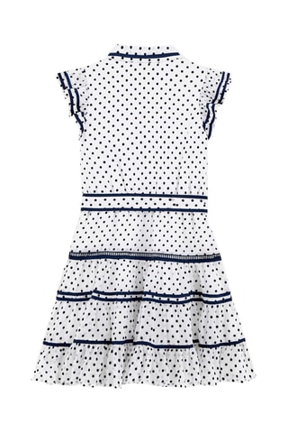 Robe - Bleu nuit et blanc