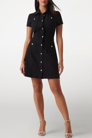 Robe chemise Elora - Noir - Guess