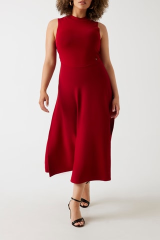 Robe midi - Rouge