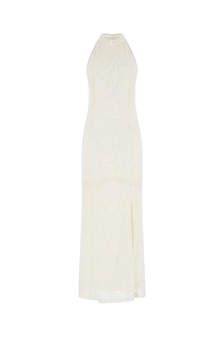 Robe longue en dentelle - Ivoire