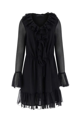 Robe volantée - Noir