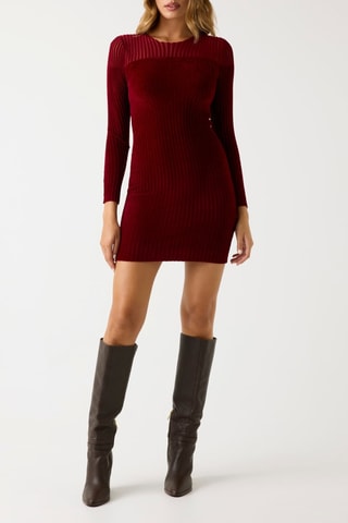 Robe droite - Rouge