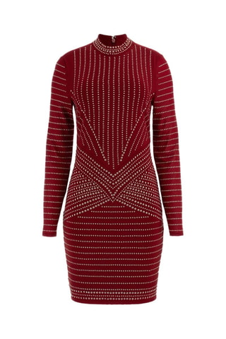 Robe droite Kristal - Rouge