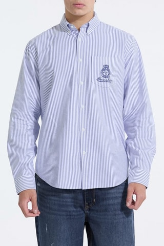 Chemise - Ciel et blanc